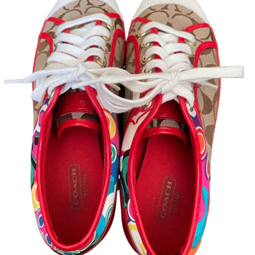 Like New Coach ZORRA Women Sneakers size 7.5 - Picture 2 of 3